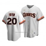 Camiseta Beisbol Hombre San Francisco Giants Monte Irvin Cooperstown Collection Primera Blanco