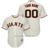 Camiseta Beisbol Hombre San Francisco Giants Personalizada Blanco