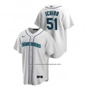 Camiseta Beisbol Hombre Seattle Mariners Ichiro Suzuki Replica Primera Blanco