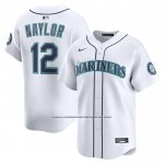 Camiseta Beisbol Hombre Seattle Mariners Josh Naylor Primera Limited Blanco