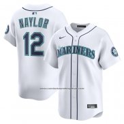 Camiseta Beisbol Hombre Seattle Mariners Josh Naylor Primera Limited Blanco