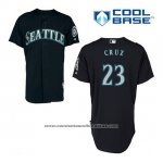 Camiseta Beisbol Hombre Seattle Mariners Nelson Cruz 23 Azul Alterno Cool Base