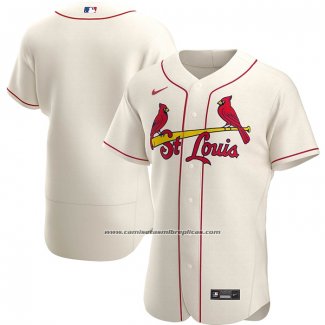 Camiseta Beisbol Hombre St. Louis Cardinals Yadier Molina Fade Autentico Rojo