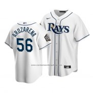 Camiseta Beisbol Hombre Tampa Bay Rays Randy Arozarena Replica Primera 2020 Blanco