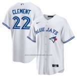 Camiseta Beisbol Hombre Toronto Blue Jays Ernie Clement Primera Replica Blanco