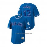 Camiseta Beisbol Hombre Toronto Blue Jays Roberto Alomar Cooperstown Collection Azul