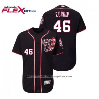 Camiseta Beisbol Hombre Washington Nationals Patrick Corbin Flex Base Autentico Collezione Alterno Azul