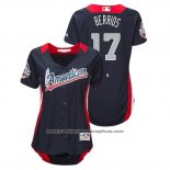 Camiseta Beisbol Mujer All Star Jose Berrios 2018 Home Run Derby American League Azul