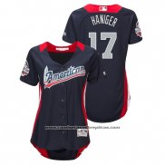 Camiseta Beisbol Mujer All Star Mitch Haniger 2018 Home Run Derby American League Azul