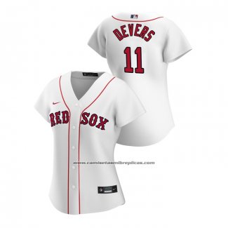 Camiseta Beisbol Mujer Boston Red Sox Rafael Devers 2020 Replica Primera Blanco