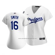 Camiseta Beisbol Mujer Los Angeles Dodgers Will Smith 2020 Primera Replica Blanco