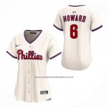 Camiseta Beisbol Mujer Philadelphia Phillies Ryan Howard Alterno 2 Limited Crema
