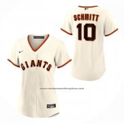 Camiseta Beisbol Mujer San Francisco Giants Casey Schmitt Primera Replica Crema