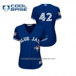 Camiseta Beisbol Mujer Toronto Blue Jays 2019 Jackie Robinson Day Cool Base Azul
