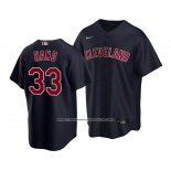 Camiseta Beisbol Nino Cleveland Indians Brad Hand Replica Alterno 2020 Azul