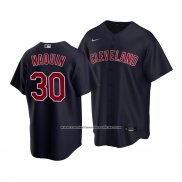 Camiseta Beisbol Nino Cleveland Indians Tyler Naquin Replica Alterno 2020 Azul