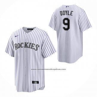 Camiseta Beisbol Nino Colorado Rockies Brenton Doyle Primera Replica Blanco