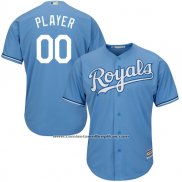 Camiseta Beisbol Nino Kansas City Royals Personalizada Azul2