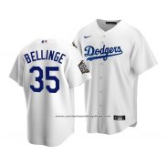 Camiseta Beisbol Nino Los Angeles Dodgers Cody Bellinger 2020 Primera Replica Blanco