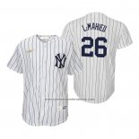 Camiseta Beisbol Nino New York Yankees Dj Lemahieu Cooperstown Collection Primera Blanco