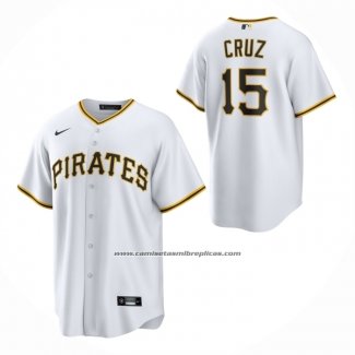 Camiseta Beisbol Nino Pittsburgh Pirates Oneil Cruz Primera Replica Blanco