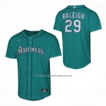Camiseta Beisbol Nino Seattle Mariners Cal Raleigh Alterno Replica Verde