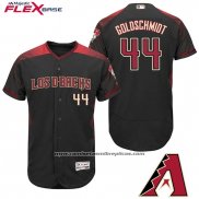 Camiseta Beisbol Hombre Arizona Diamondbacks 44 Paul Goldschmidt Negro Hispanic Heritage Flex Base