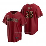 Camiseta Beisbol Hombre Arizona Diamondbacks Robbie Ray Alterno Replica Rojo