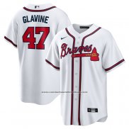 Camiseta Beisbol Hombre Atlanta Braves Tom Glavine Retired Primera Replica Blanco