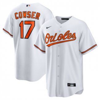 Camiseta Beisbol Hombre Baltimore Orioles Colton Cowser Primera Replica Blanco