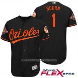 Camiseta Beisbol Hombre Baltimore Orioles J.j. Hardy 25 Aniversario Flex Base Negro