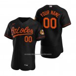 Camiseta Beisbol Hombre Baltimore Orioles Personalizada Autentico 2020 Alterno Negro