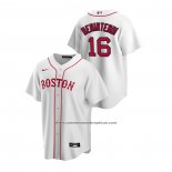 Camiseta Beisbol Hombre Boston Red Sox Andrew Benintendi Replica Alterno Blanco