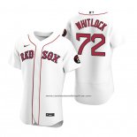 Camiseta Beisbol Hombre Boston Red Sox Garrett Whitlock Autentico Blanco2