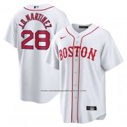 Camiseta Beisbol Hombre Boston Red Sox J.d. Martinez Autentico Blanco