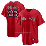 Camiseta Beisbol Hombre Boston Red Sox Kristian Campbell Alternate Replica Rojo