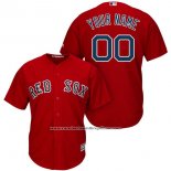 Camiseta Beisbol Hombre Boston Red Sox Personalizada Rojo