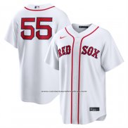 Camiseta Beisbol Hombre Boston Red Sox Ranger Suarez Primera Replica Blanco