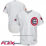 Camiseta Beisbol Hombre Chicago Cubs 2017 Estrellas y Rayas Cubs Blanco Flex Base