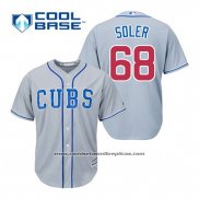 Camiseta Beisbol Hombre Chicago Cubs 68 Jorge Soler Gris Alterno Cool Base