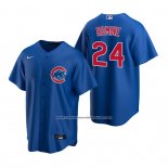 Camiseta Beisbol Hombre Chicago Cubs Andrew Romine Replica Alterno Azul