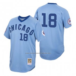 Camiseta Beisbol Hombre Chicago Cubs Frank Schwindel Autentico 1976 Cooperstown Azul