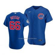 Camiseta Beisbol Hombre Chicago Cubs Rafael Ortega Autentico Alterno Azul