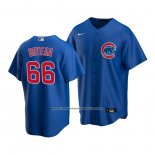 Camiseta Beisbol Hombre Chicago Cubs Rafael Ortega Replica Azul