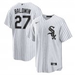 Camiseta Beisbol Hombre Chicago White Sox Brooks Baldwin Primera Replica Blanco