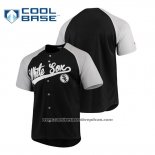 Camiseta Beisbol Hombre Chicago White Sox Personalizada Stitches Negro Gris