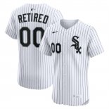 Camiseta Beisbol Hombre Chicago White Sox Retired Roster Primera Elite Blanco