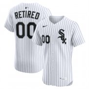 Camiseta Beisbol Hombre Chicago White Sox Retired Roster Primera Elite Blanco