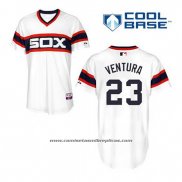 Camiseta Beisbol Hombre Chicago White Sox Robin Ventura 23 Blanco Alterno Cool Base
