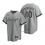Camiseta Beisbol Hombre Chicago White Sox Yoan Moncada Replica Gris